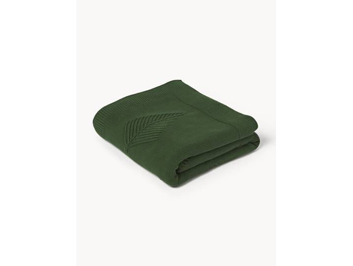 Plaid en coton avec motif hivernal Beryl