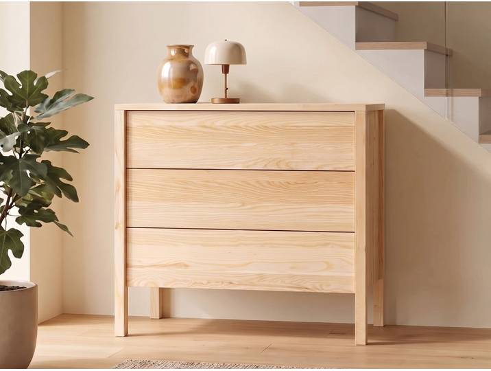 Kommode Esche „Gustav“ 100 cm Massivholz Esche