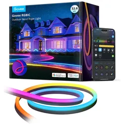 Govee, LED Streifen, Neon Strip Lights (RGBIC, 1000 cm, Outdoor)