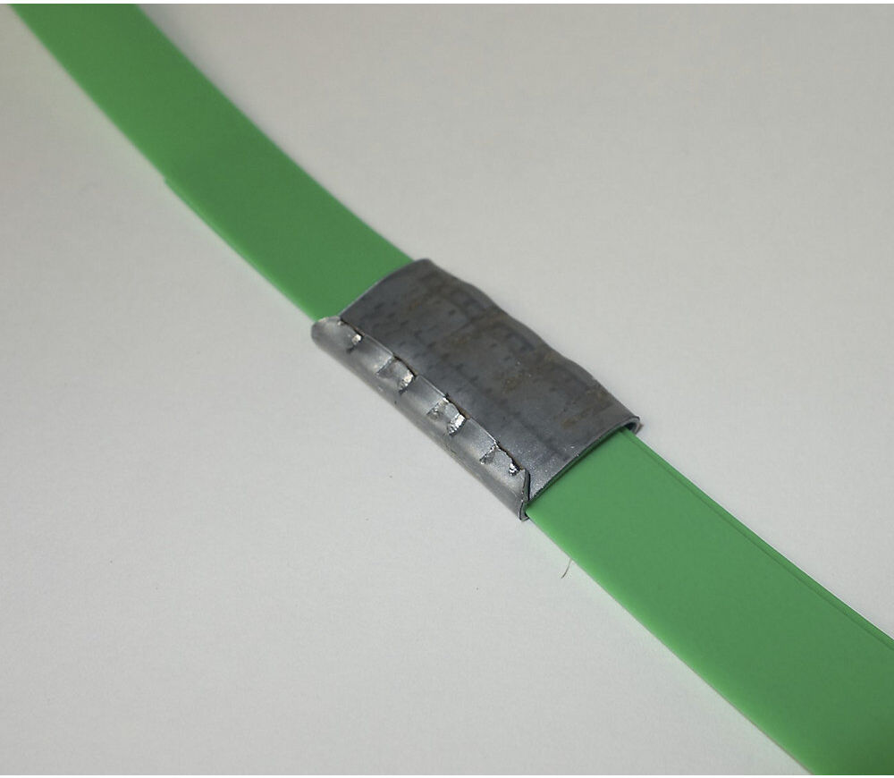 Umreifungs-Set, PET-Band, Spanngerät, Verschlusszange, Band im Spenderkarton, Verschlusshülsen, Bandbreite 12 mm ratioform economy