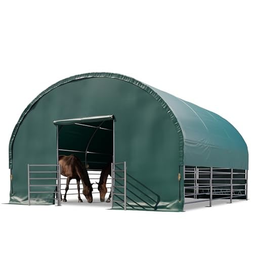TOOLPORT Weidetent 6x6 m met PVC-zeil voor betonondergrond