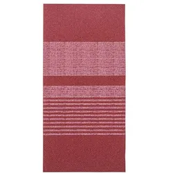 Schachtel mit 360 luftdichten Servietten, 48 x 48 cm, bordeauxrot, gefaltet (1/8 Sunrise-Design)