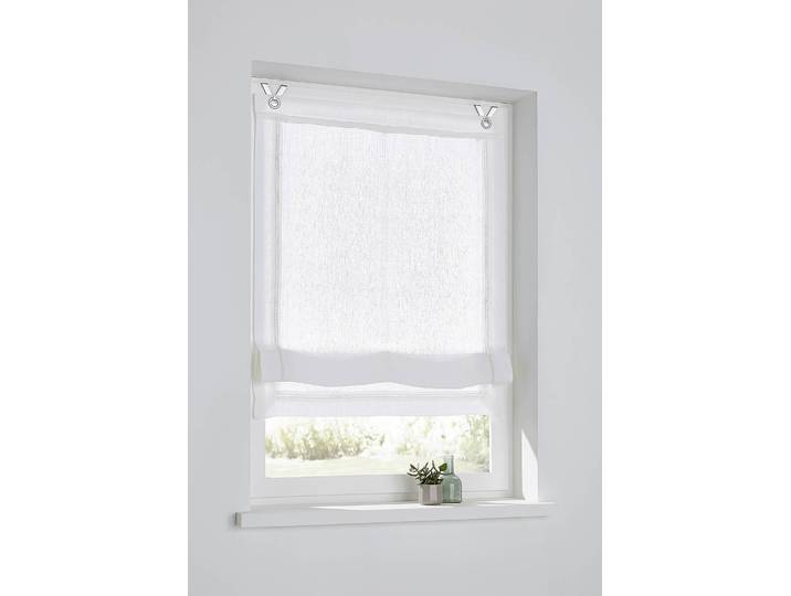 Store bateau Hedda 60 x 140cm Blanc