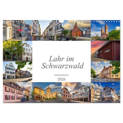 Lahr im Schwarzwald Impression (Wandkalender 2026 DIN A3 quer), CALVENDO Monatskalender