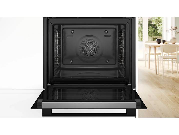 Bosch HBA272BB3 - Inbouw oven - 71 l Pyrolytische zelfreiniging 3D-hetelucht Zwart