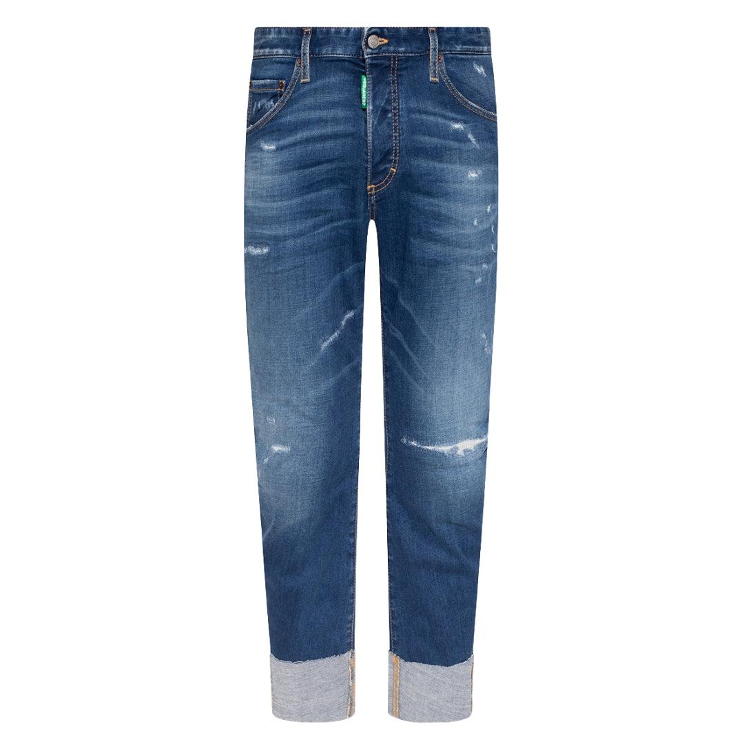 Dsquared2 Sailor Style Blue Jeans