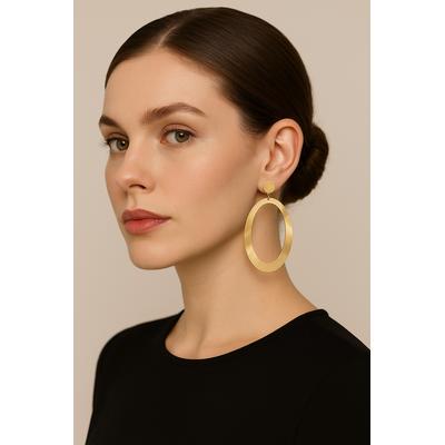 Paar Ohrstecker "Solea", Damen, gold, Messing, COLLEZIONE ALESSANDRO, Ohrringe