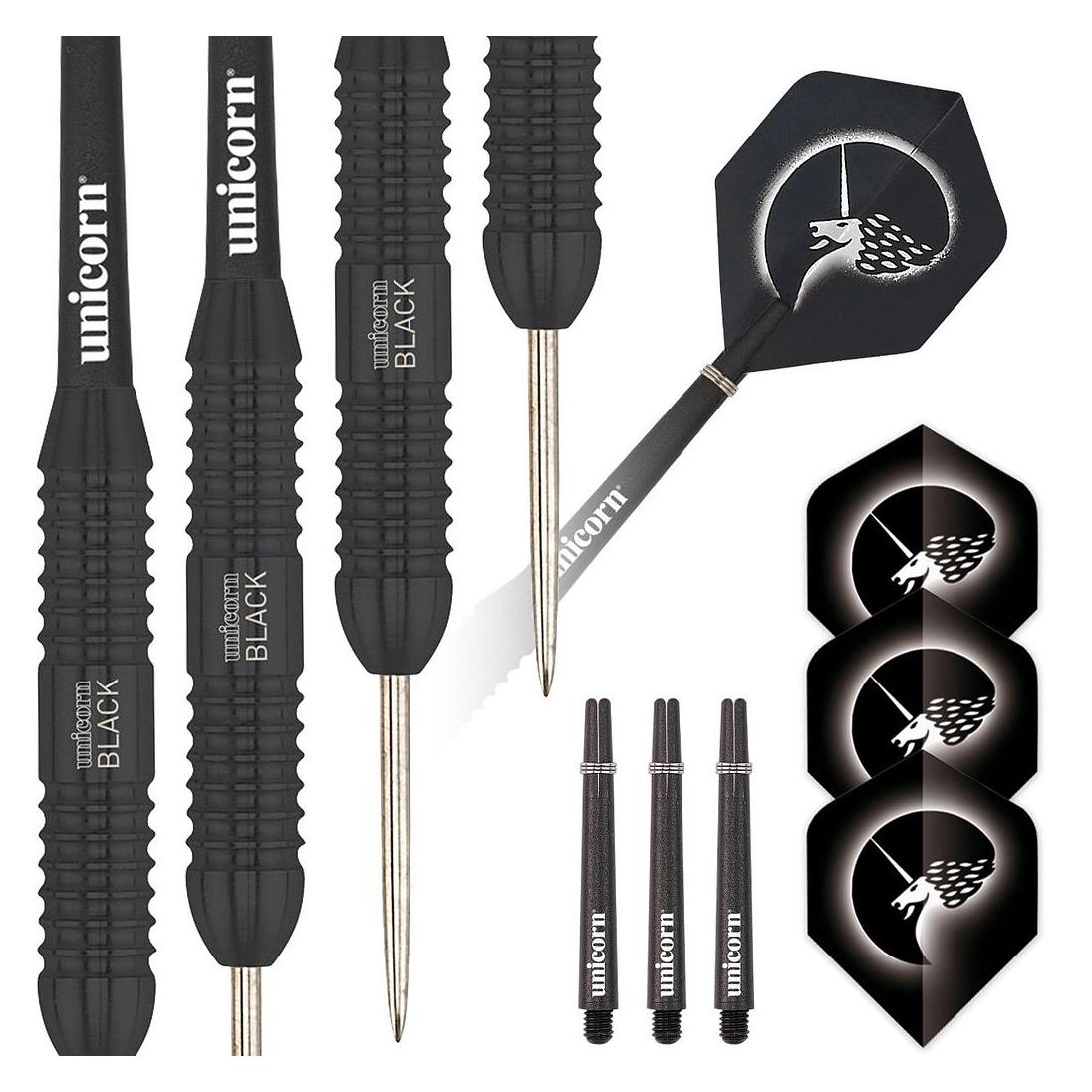 Unicorn Core Plus Black Steel Darts (24 g) (23556733)