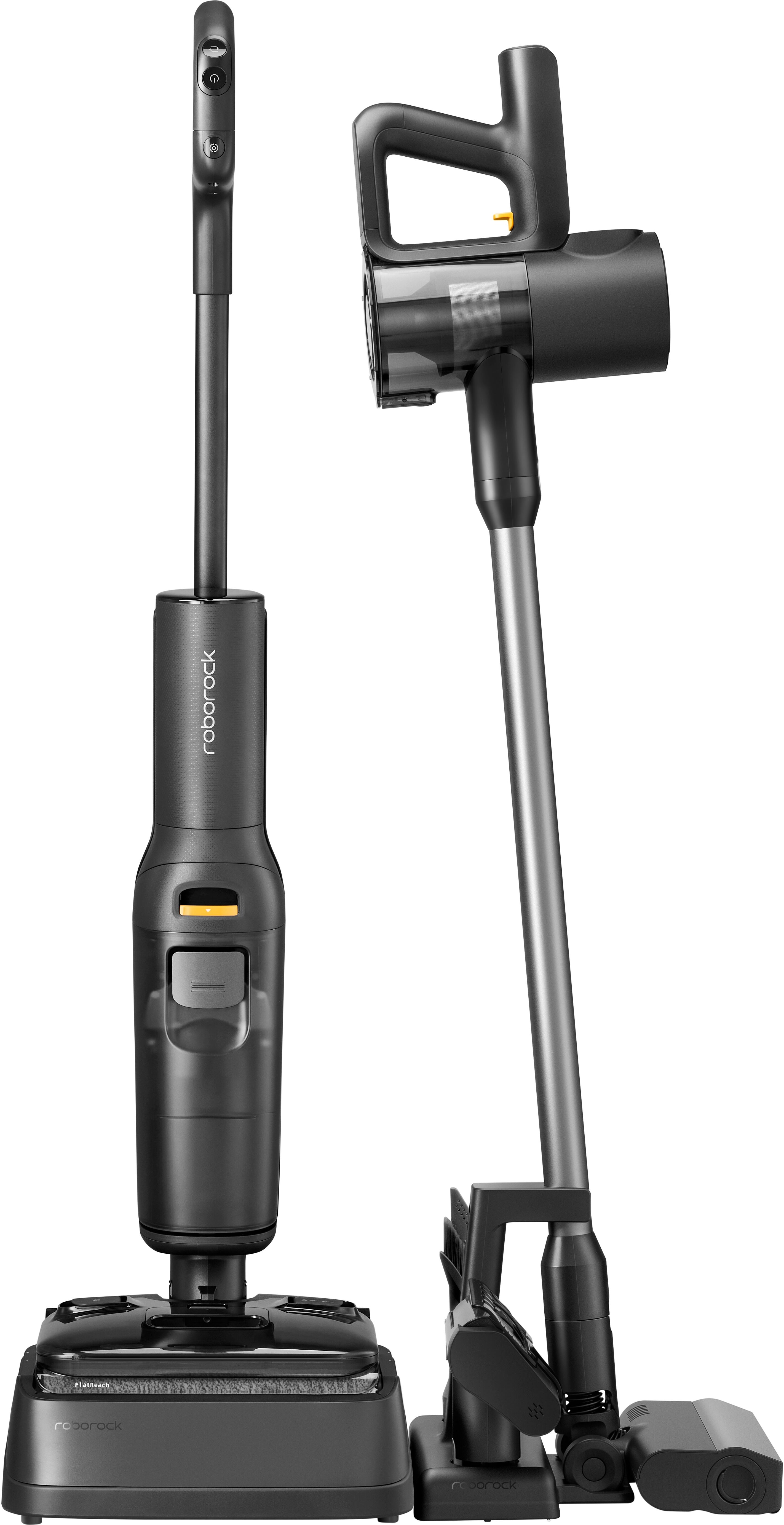 Roborock Aspirador de escoba F25 ACE COMBO w-CS en seco y húmedo sin cable combinación con Aspirador vertical. Negro