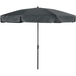 doppler Mittelmastschirm SUNLINE 200 Manual, Stahl Anthrazit / 100 % Polyester 160 g/m2 Anthrazit