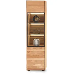 set one by Musterring Vitrine Jackson Braun Eiche