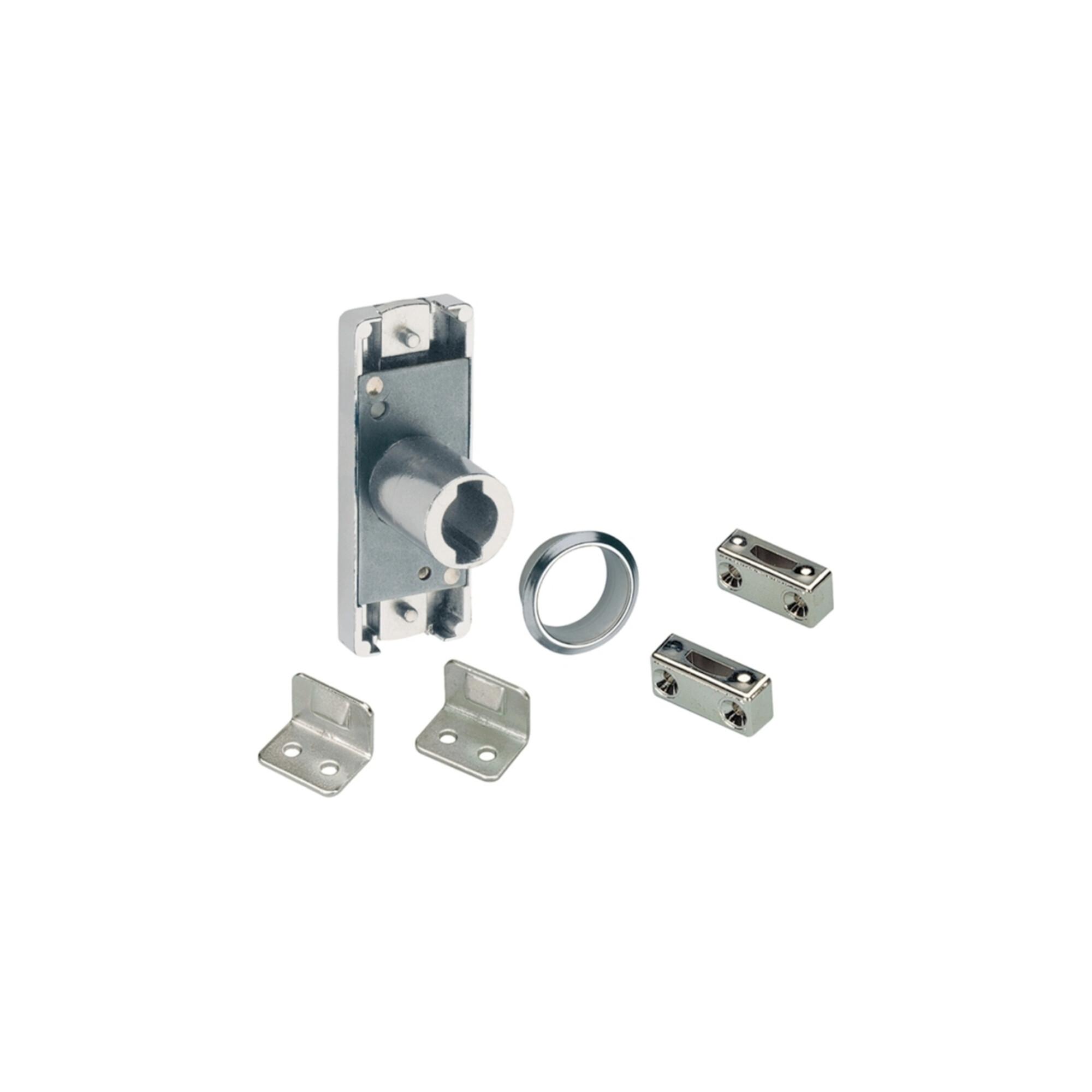 Hettich Set Zylinderschubstangenschloss Z23, ø 18 mm, rechts (77892)