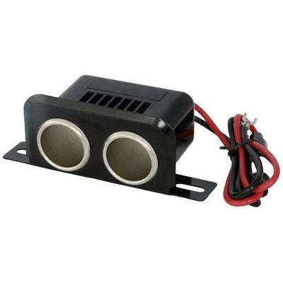 HP Autozubehör Doppelsteckdose Belastbarkeit Strom max.=10 A Auf- oder Unterbaumontage 12/24 V