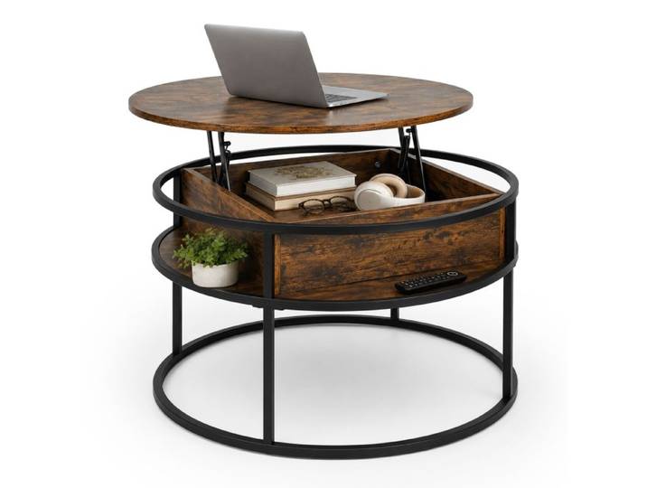 Relaxdays Table basse relevable