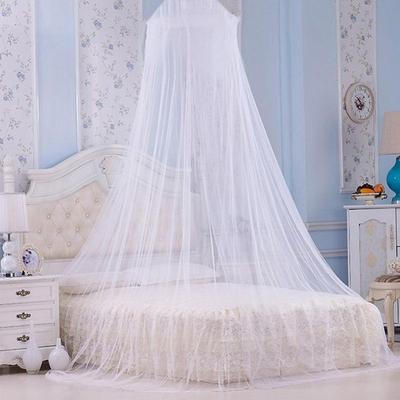 The Handy Homestead Elegant Double Bed Mosquito Net Canopy white