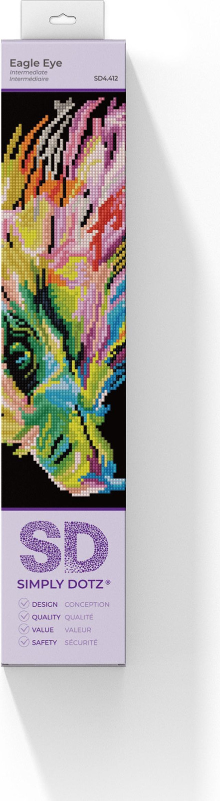 Diamond Dotz Eagle Eye Diamond Painting Set met 7575 stukjes en meerdere kleuren