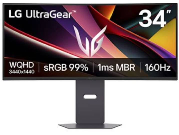 Lg - Ecran Pc Gamer 34g600a 34 Incurvé 1800r Wqhd 160hz Va Hdr10 Amd Freesync & G-Sync