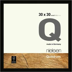 Nielsen Bilderrahmen Quadrum Holz Schwarz / 30 x 30