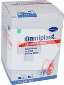 OMNIPLAST esparadrapo hipoalérgico tejido resistente 10m X 10 cm 1u