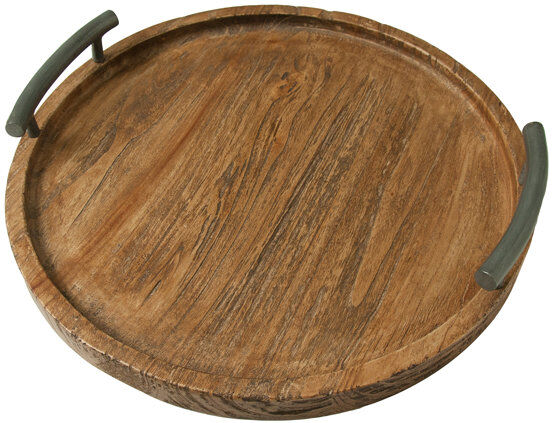 Union Rustic Rayshawn Solid Wood Tray Brown 40cm W X 40cm D X 8cm H