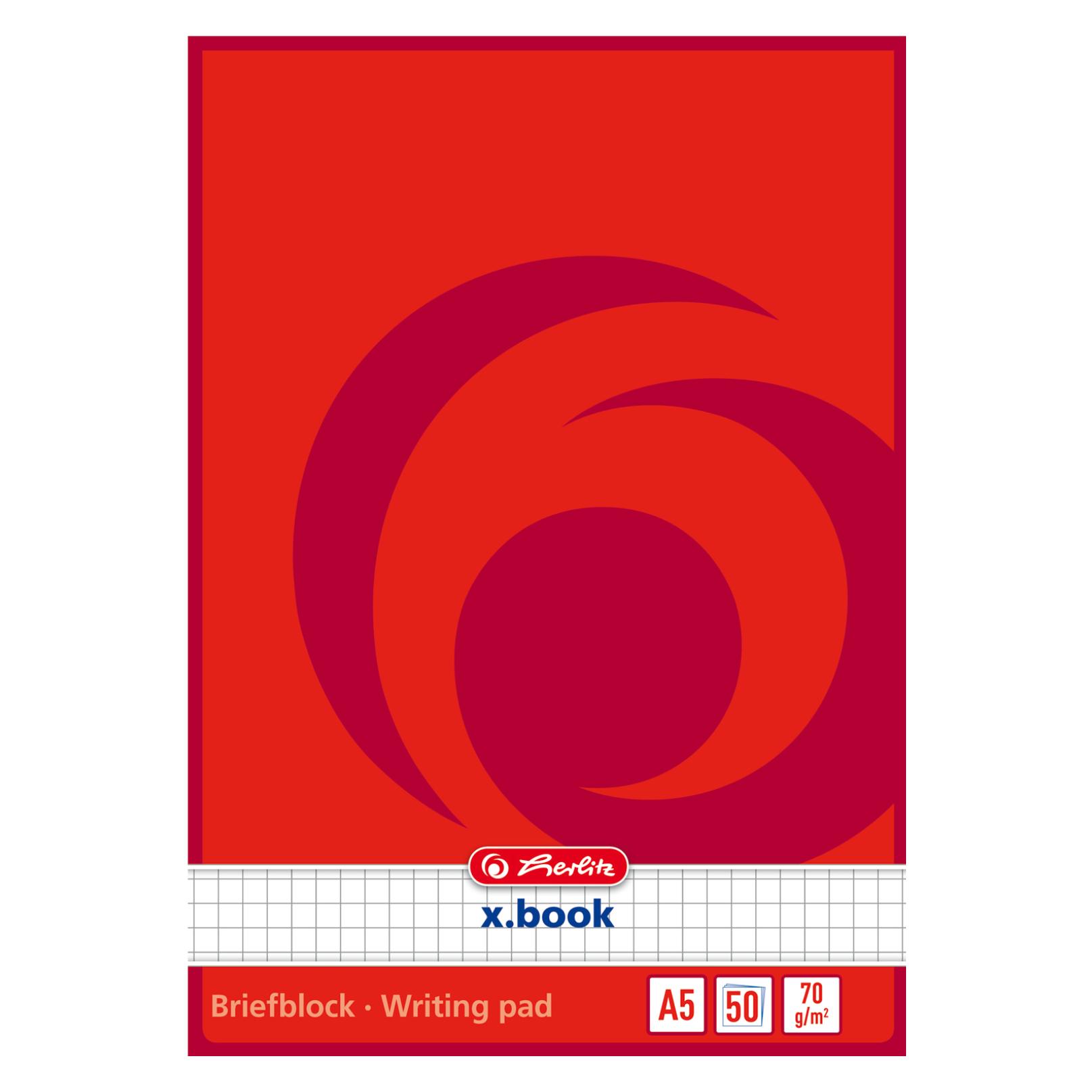 Herlitz Briefblock, kariert (150 x 210 mm, Kariert, Kein Einband) (717538)