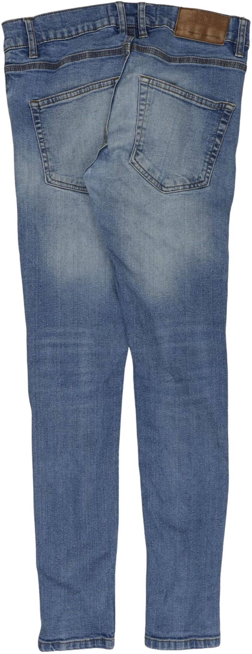French Connection Herren Jeans, Blau, Gr. W30, Elasthan / Baumwolle - Second Hand