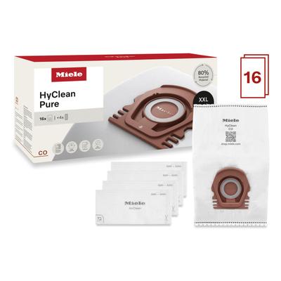 MIELE Staubsaugerbeutel "XXL-Pack Staubsaugerbeutel HyClean Pure CO", weiß, B:17,5cm H:17,8cm T:38,5cm, Staubbeutel, Miele Original Zubehör