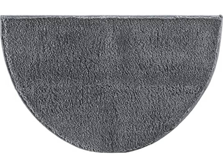 Erwin Müller Duschvorlage, Duschmatte, Duschvorleger Rhodos Uni rutschhemmend anthrazit Größe 50x80 cm - ultraweich, extrem saugfähig, flusenarm