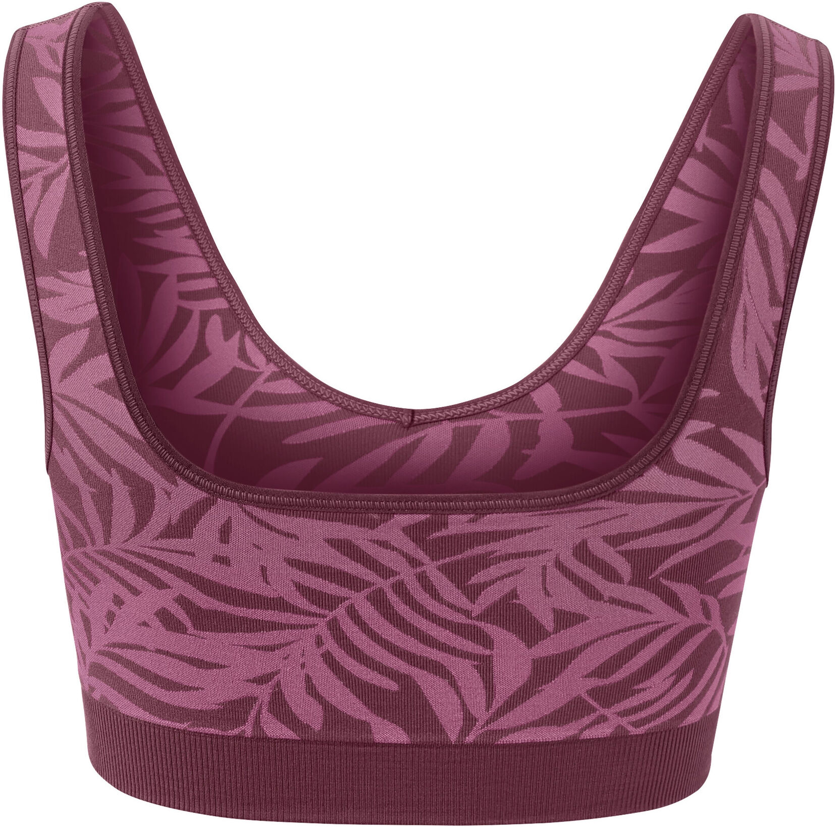 Tchibo - Seamless-Sport-BH - Damen - Gr. S - pflaume/jacquard