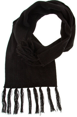 Strickschal, schwarz