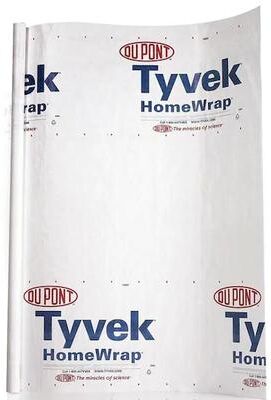 DuPont Tyvek HomeWrap House Wrap 5 Foot x 200 Foot - Single Roll