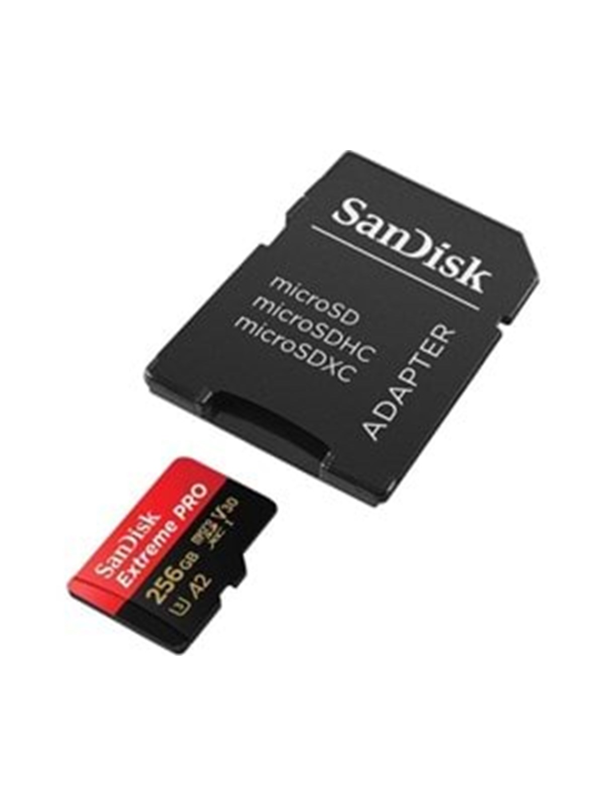 SANDISK Extreme Pro microSD/SD - 200MB/s - 256GB