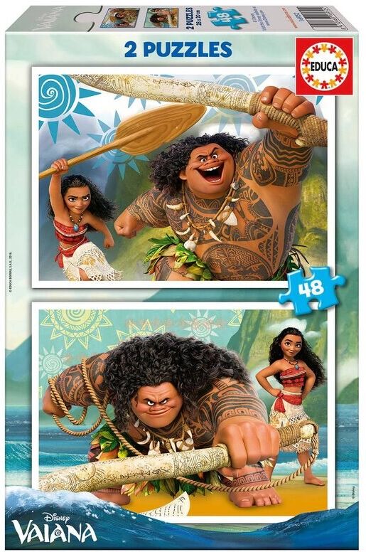 Puzzle 2×48 pcs Vaiana - Educa