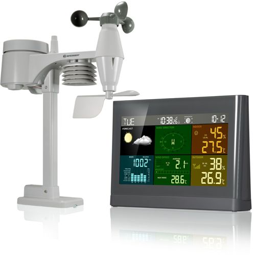 Bresser Wetter Center 5-in-1 Comfort grau