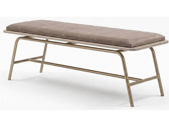 Xlmoebel Bettbank Bank Stil modern beige Wohnzimmer bequem weich praktisch (1-St., 1-tlg)