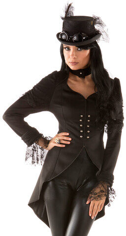 Hochwertige Steampunk-Jacke für Damen