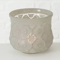 Windlicht Tunis 9cm beige