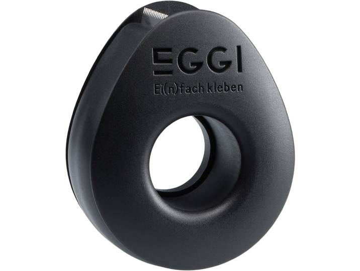 EGGI Klebebandabroller Office Schwarz Kunststoff T 3.2 cm B 9.7 cm