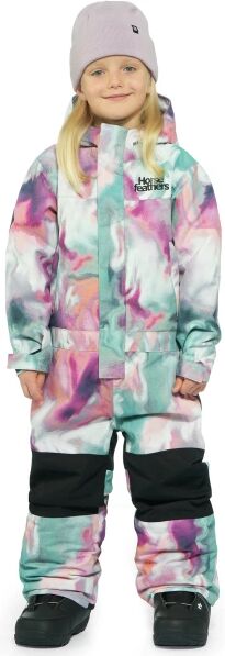 Snowsuit Horsefeathers Spirit Kids Overall (5-6 - Rainbow)  - Purple;Blue - Size: 5-6