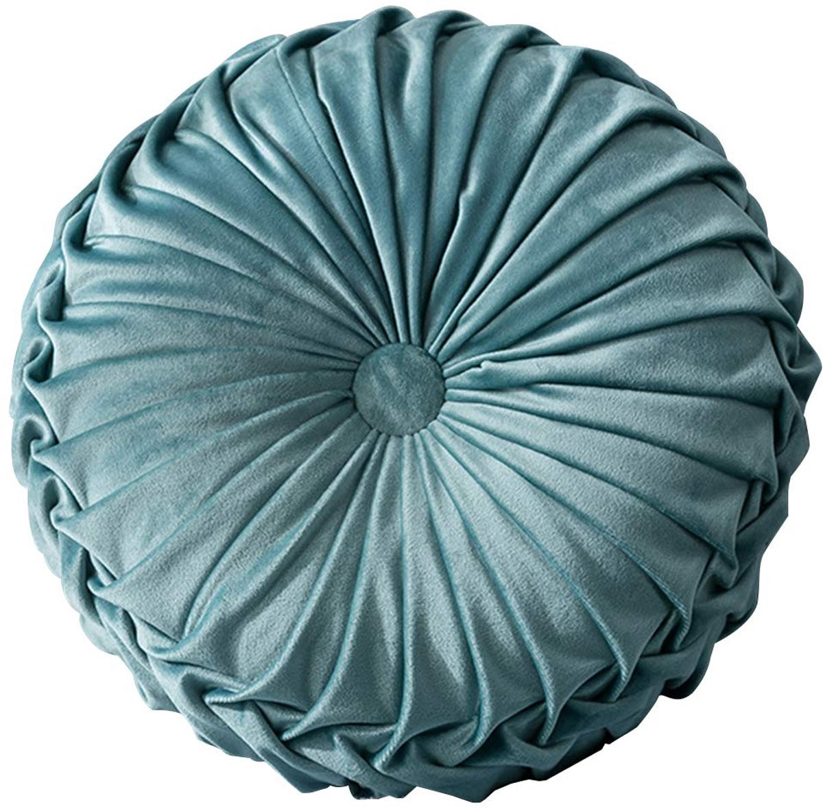 Unyqoos Rond decoratief pompoenkussen met fluwelen hoes