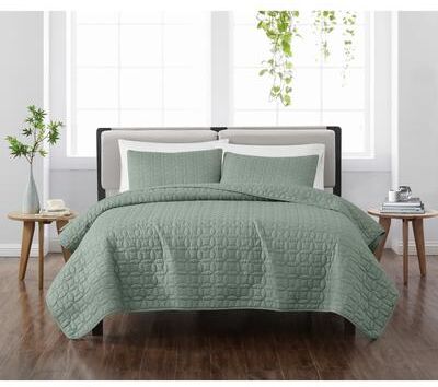 Cannon Geo Circle Solid Quilt Set