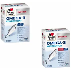 Doppelherz system OMEGA-3 KONZENTRAT Set 1 Sparset