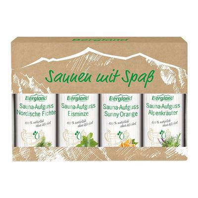 Saunen mit Spaß 4 versch.Sorten Konzentrat 4x50 ml