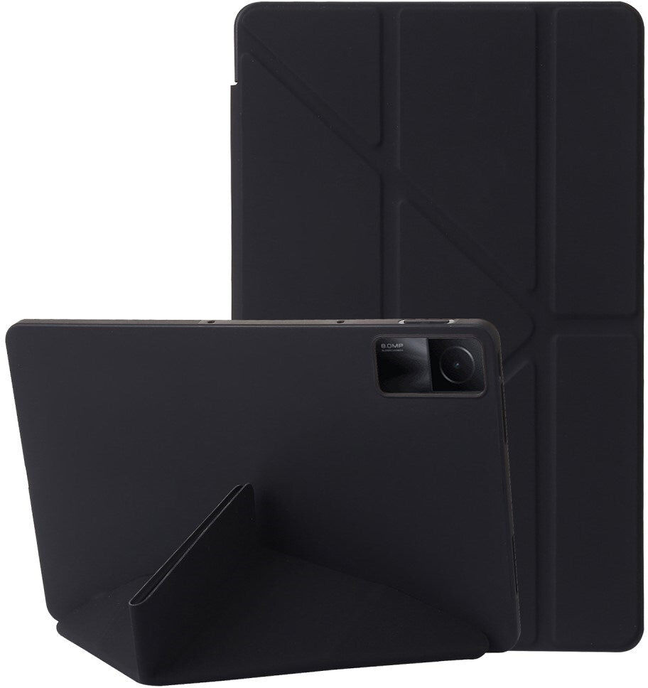 EIDERWOOD Xiaomi Redmi Pad SE Cover - Fleksibelt Origami Cover - Sort