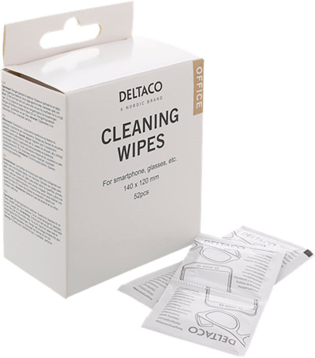 Deltaco Rengørings Klude 140 x 120mm m. Parfume - 52 Stk.