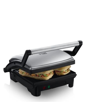 Russell Hobbs 17888-56 Paninigrill Cook Home 3in1 1 Zone(n) 1800 W (Schwarz, Edelstahl)
