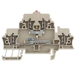 Weidmüller 1693940000 LED-Klemme Zugfeder Dunkelbeige 50 St.