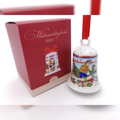 DKG utils Hutschenreuther Porzellan Weihnachtsglocke Glocke 2015 mit Originalverpackung