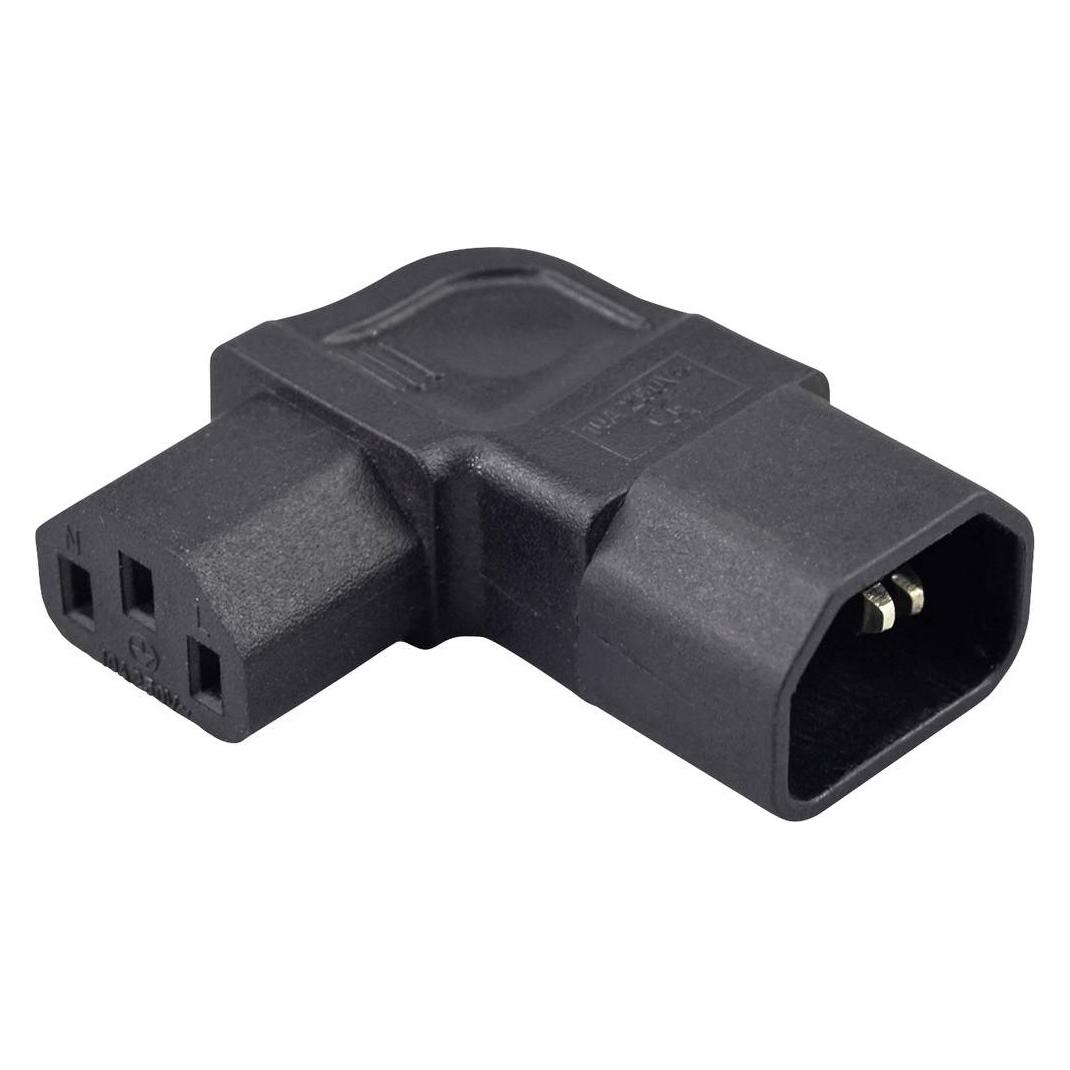 Tru Components Adapter IEC C13 socket (cooling devices) - IEC C14 plug (cooling devices) Total (TC-14554324)