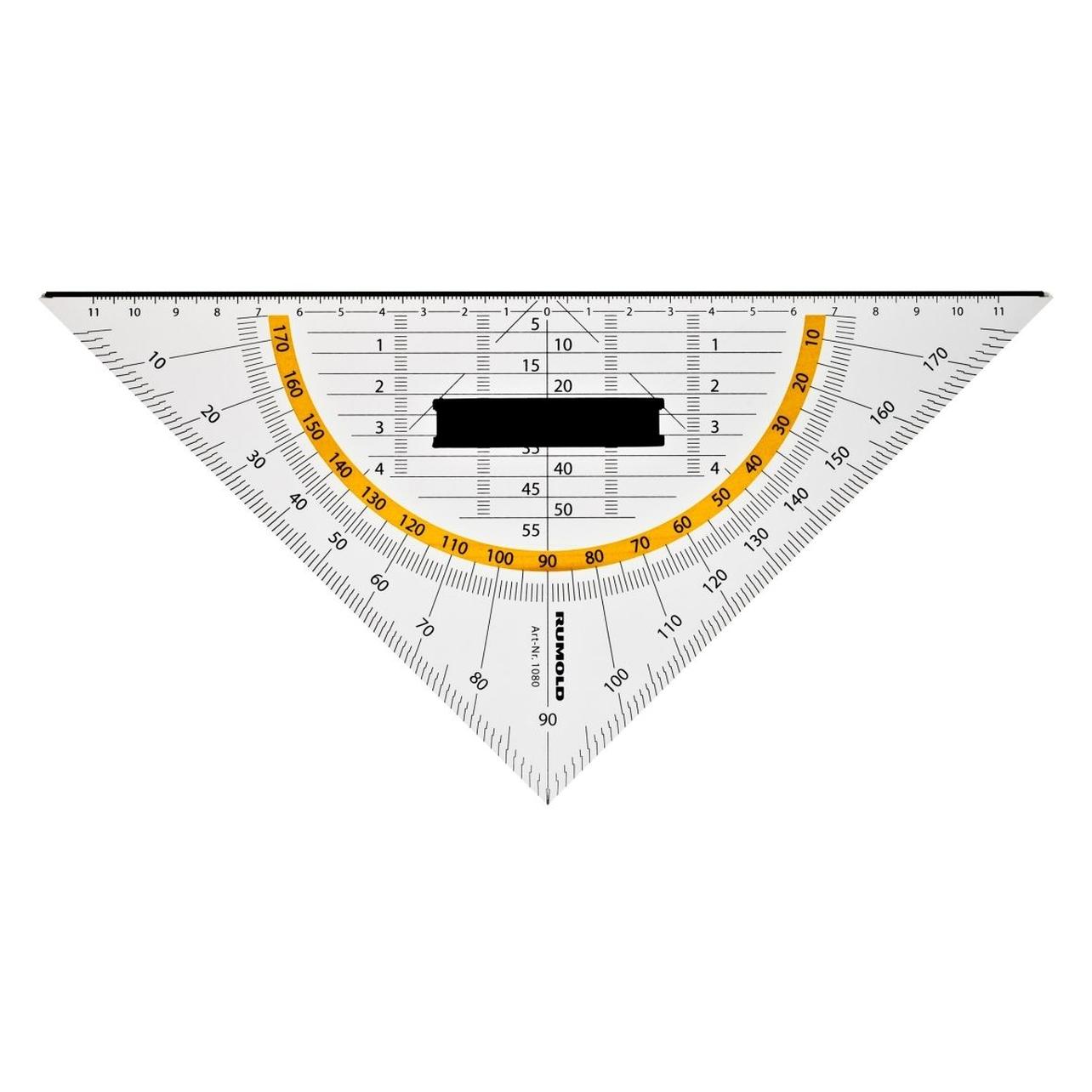 Rumold Geodreieck 25 cm (25 cm, Kunststoff) (1080)